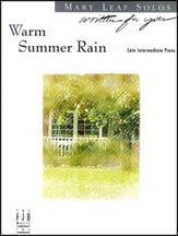 Warm Summer Rain piano sheet music cover